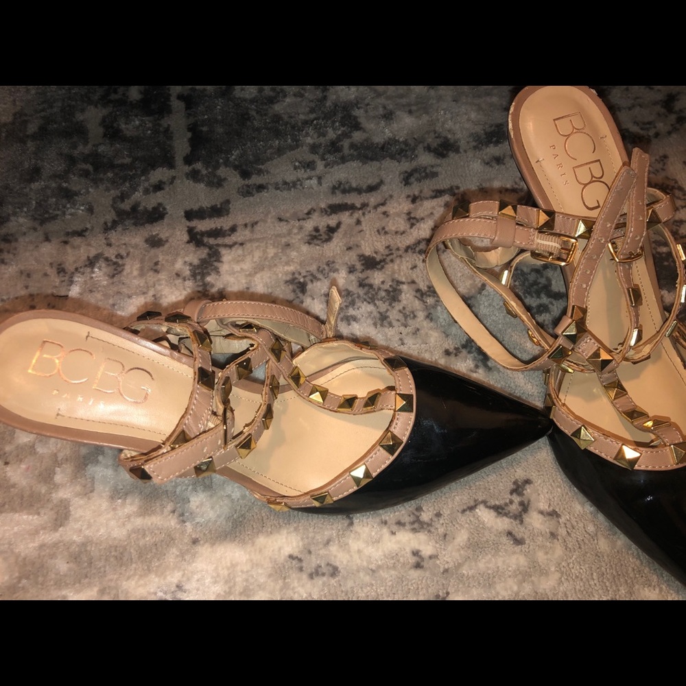 BCBG studded heels